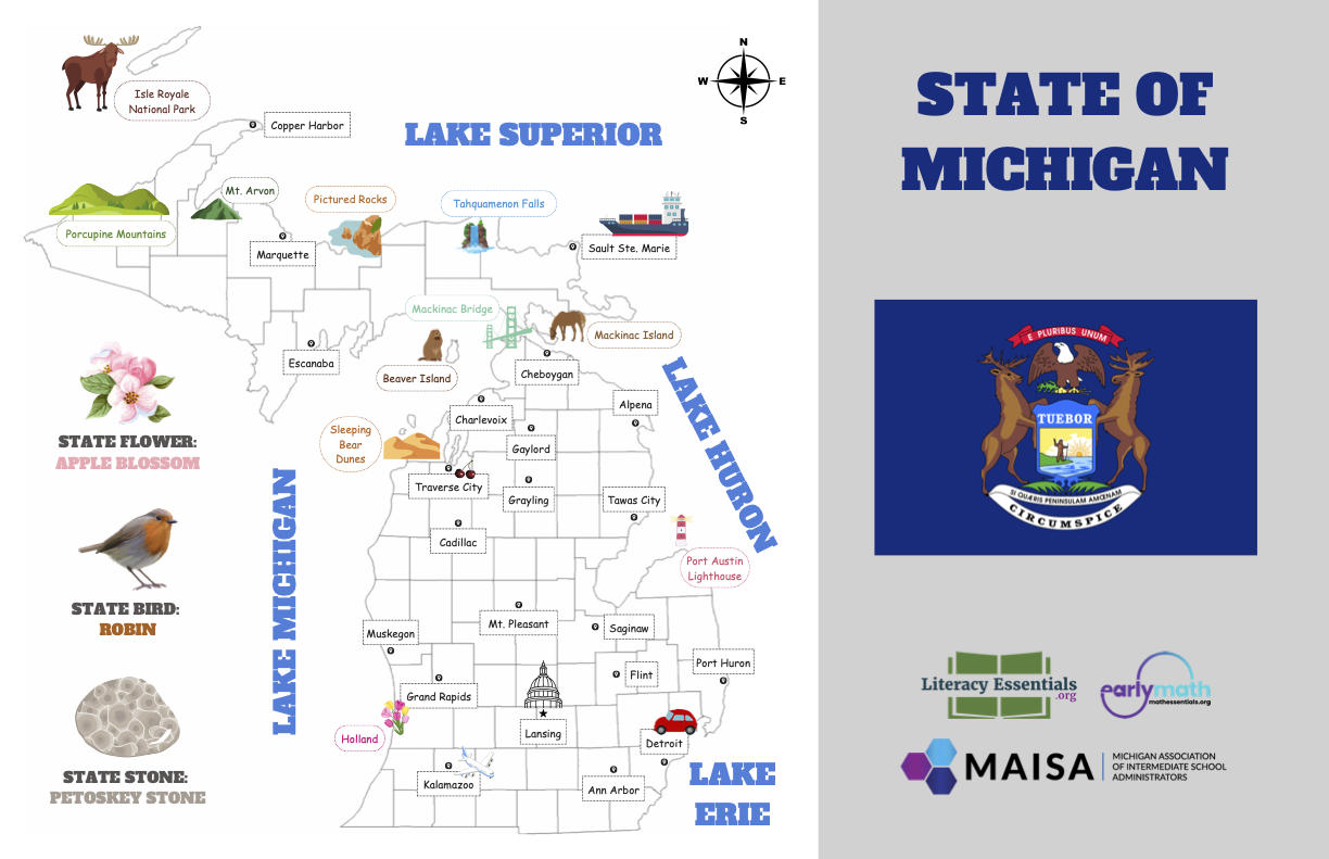 Map of Michigan